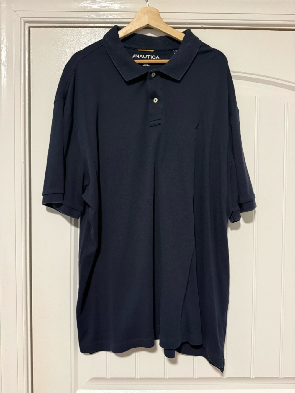 Nautica Men’s Navy Polo Shirt 3XL Short Sleeve Casual Classic Fit
